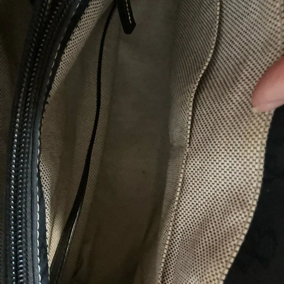 DOONEY & BOURKE signature tote satchel SHOULDERBAG D&B black logo - Picture 11 of 11